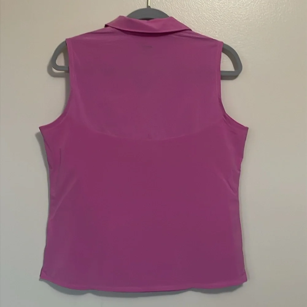 PUMA Women's Sleeveless Polo Golf Shirt Size M - Picture 7 of 10